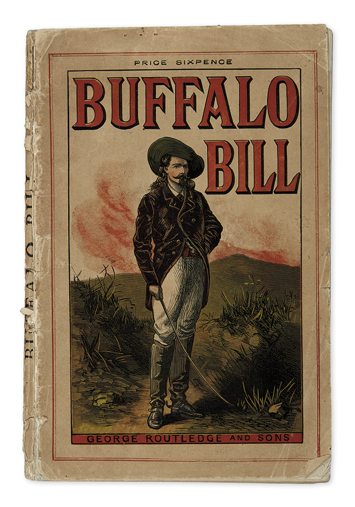 (WEST.) Group of 6 Buffalo Bill pamphlets and publications.